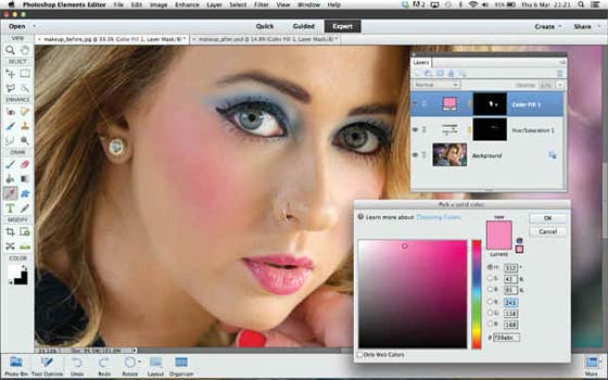 Curso virtual de Photoshop + Webinar en directo: maquillaje con Photoshop