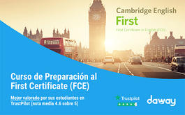 ¡NUEVO 2X1! Curso Intensivo de Preparación al First Certificate (FCE) + Curso GRATIS a elegir